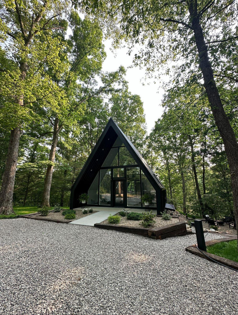 the frame cabin 