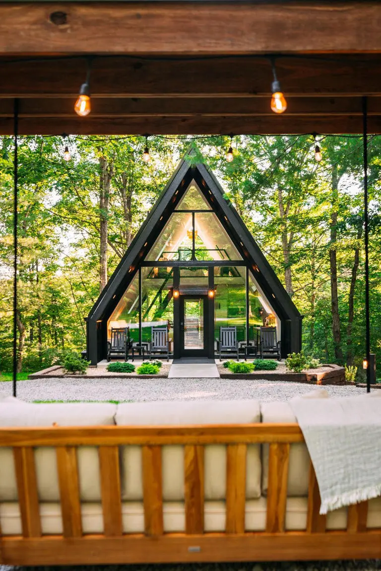 the frame cabin 
