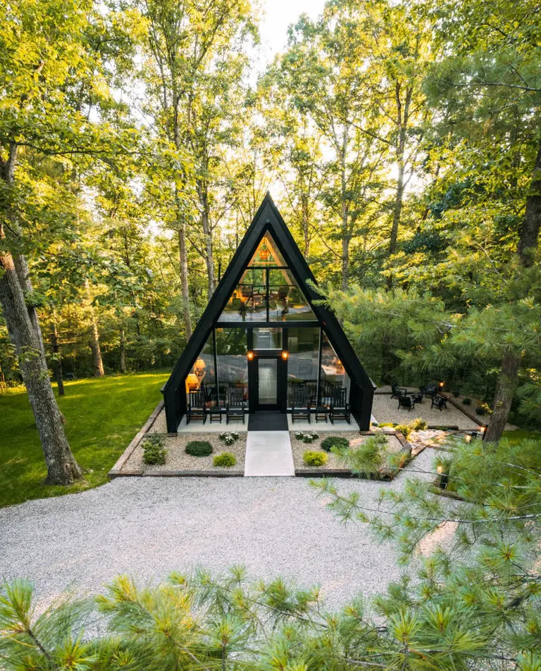the frame cabin 